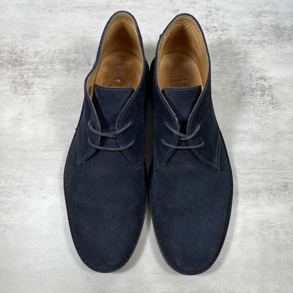 Peal & Co Brooks Brothers Suede Chukka Boots - Men\'s Size 10 D - Dark Blue main image 5